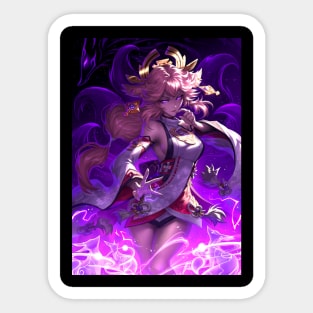 Yae Miko Poster Sticker